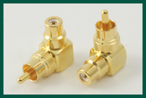RCA Right-angle adapters